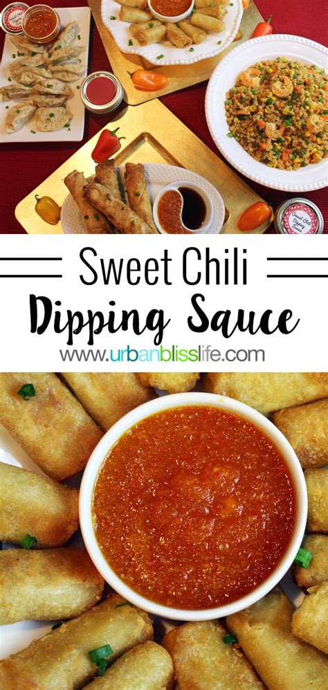 Sweet Chili Dipping Sauce Recipe On Urban Bliss Life