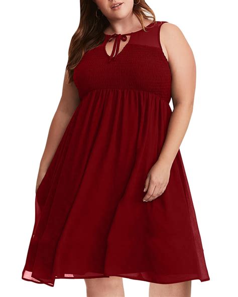 Sexy Maroon Fit And Flare Prom Dress