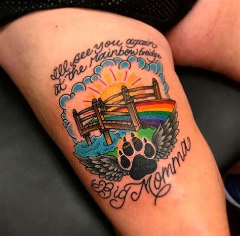Rainbow Bridge Tattoo Designs Symbol