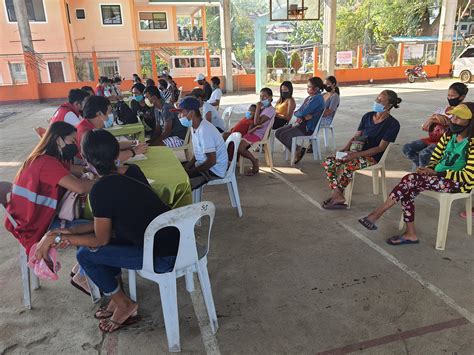 dswd 7 administers dafac to typhoon odette affected families dswd field office 7