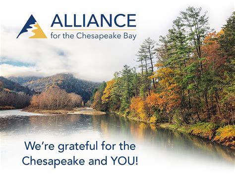 Were Grateful For The Chesapeake And You Alliance For The