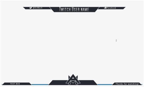 Blank Twitch Overlay White Thumbnail Background 1920x1080 Png