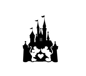 Download Disney Castle Mickey and Minnie Mouse Vinyl Iron on ...