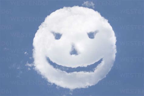Face Shaped Cloud Stock Photo