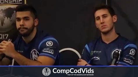 Team Envyus Interview After Losing Cod Champs 2017 Youtube