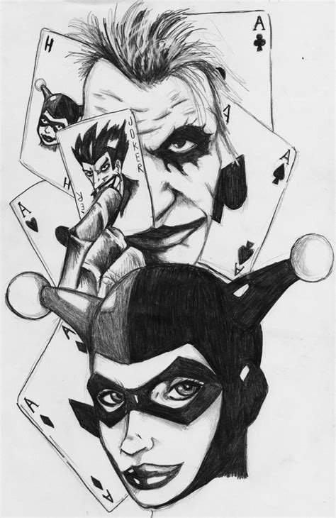 Joker And Harley Quinn Scan By Darkartistdomain On Deviantart
