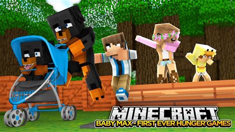 Minecraft Babies First Ever Hunger Games Little Baby Max Youtube