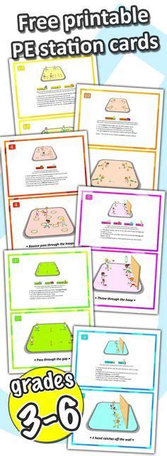 Co Operate Compete Fun Pair Skill Stations Cards Printable