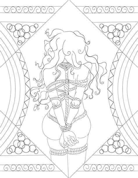 Erotic Book Adult Coloring Page Sex Coloring Page Erotic Etsy