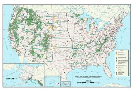 National Forests And Grasslands Of The United States 2006 North