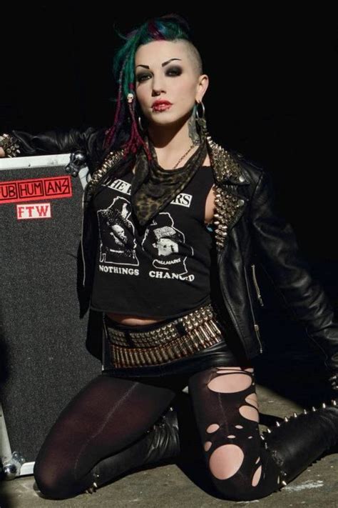 undeadstars model sasheena filthhawk photographer randy allen punk girl punk rock girls