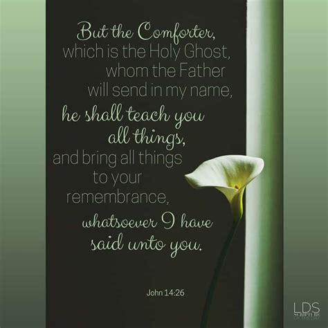 John 1426 Lds Scripture Of The Day