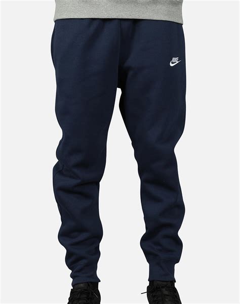 Nike Nsw Club Fleece Jogger Pants In Navy Blue For Men Lyst
