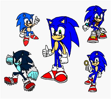 Sonic The Hedgehog Classic Modern Werehog Boom And Classic Sonic