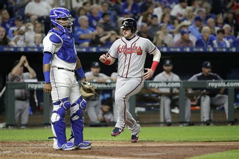 NL East Champion Braves Romp To 10 2 Win Over Royals AP News