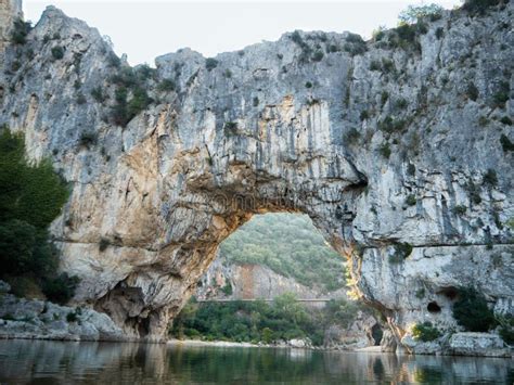 Pont D Arc A Natural Arch Bridge In France Stock Photo Image Of