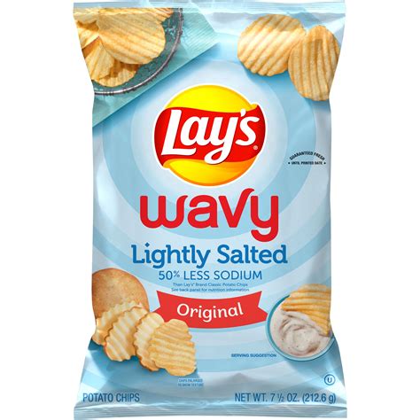 Lays Wavy Original Lightly Salted Potato Chips Smartlabel™
