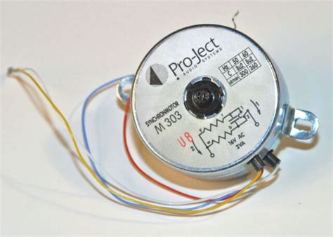 Pro Ject 16v Turntable Motor Replacement Project Record Player For Sale