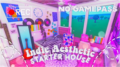 No Gamepass Indie Aesthetic One Story Starter House I 27k I Build And