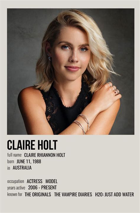 Claire Holt In 2021 Film Posters Minimalist Claire Holt Vampire