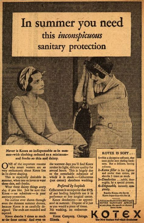30 Strange And Hilarious Vintage Feminine Hygiene Ads From The Early 20 Century ~ Vintage Everyday