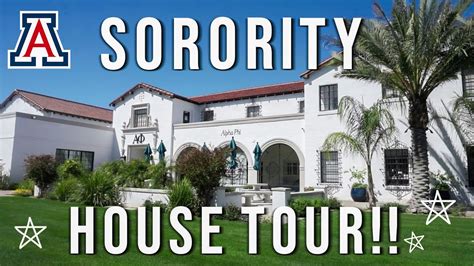 Sorority House Tour Alpha Phi At The University Of Arizona Youtube