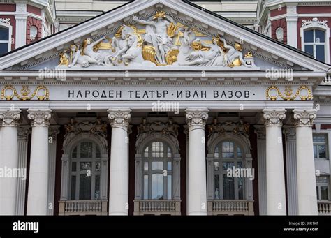 Ivan Vazov National Theatre At Sofia In Bulgaria Stock Photo Alamy