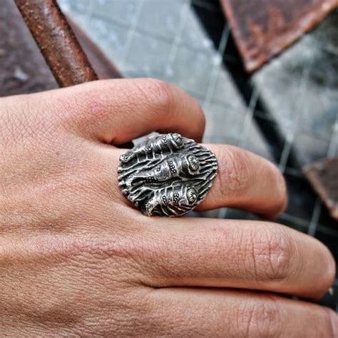 925 Sterling Silver Worms Ring 2012 질감 독특한 제품