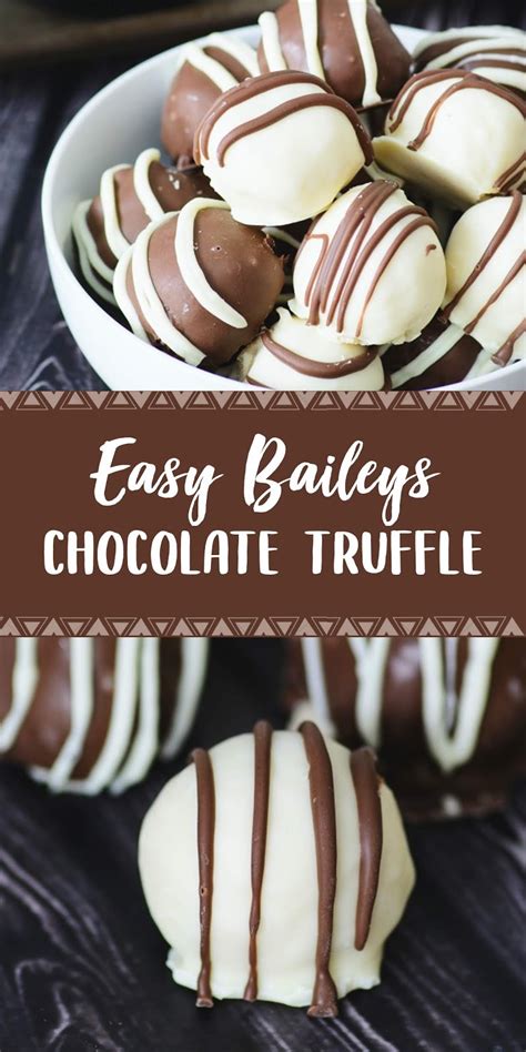 Easy Baileys Chocolate Truffle Recipe 3 Seconds