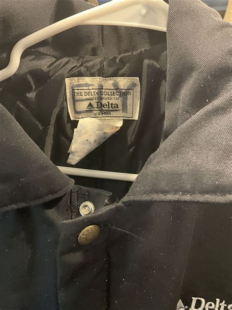 DELTA Airlines XXL Insulated Mechanic Overall Black R… - Gem