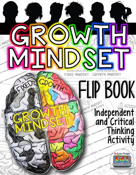 Growth Mindset Flip Book Activity Promotes Independent Thinking And
