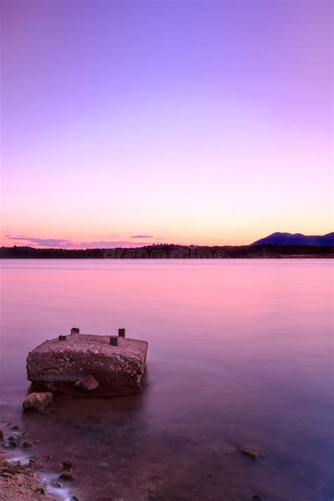 Purple Sunset Stock Photo Image Of Coast Nature Landscape 31276098