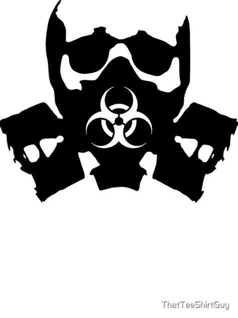 Biohazard Skull Stickers By Thatteeshirtguy Redbubble