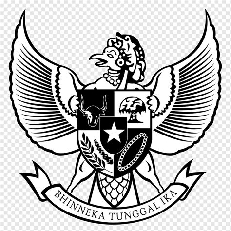 La Estatua De Garuda Pancasila El Escudo De Armas De Indonesia Que Se