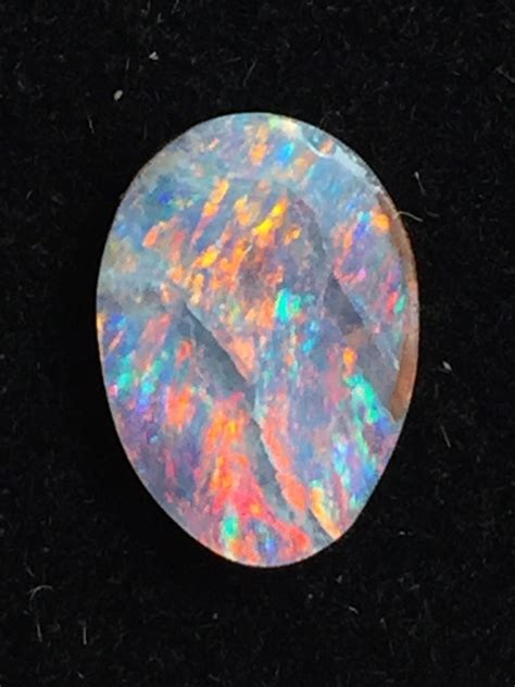 Amazing High End Semi Black Lightning Ridge Opal Natural Opals