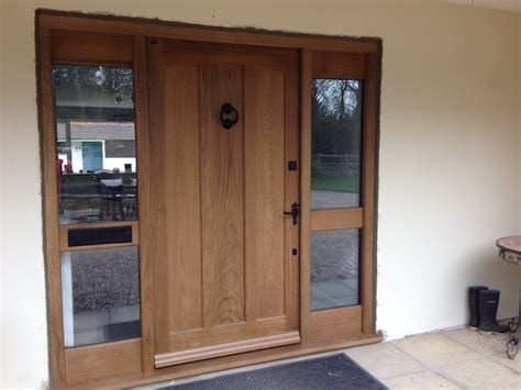 Traditional Solid Oak Front Door Woodcraft Construction Woodcraft
