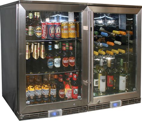 Thermostat adjustments can go from 38 all the way to 50°f and the six removable storage shelves can allow for easy storage of bottles or even cans on a sideways storage style. Drinks Coolers Outdoors | Bruin Blog