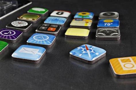 Iphone App Icon Fridge Magnets Kit Gadgetsin Iphone Apps App