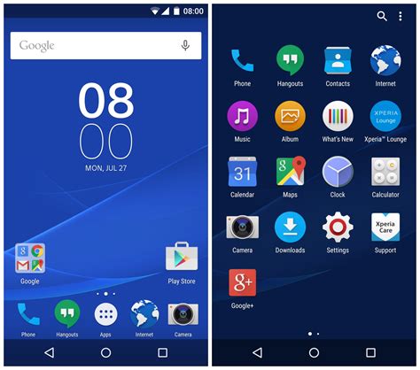 Sony Builds Custom Ui That Looks More Like Vanilla Android
