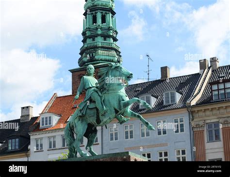 The Equestrian Statue Of Bishop Absalon On Højbro Plads Copenhagen