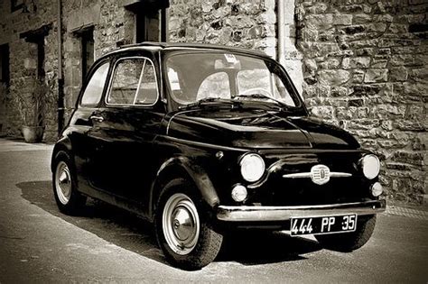 Fiat 500 Blackandwhite 1968 Fiat 500 Fiat 500 Vintage Fiat
