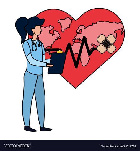 Healthcare Medical Cartoon Royalty Free Vector Image