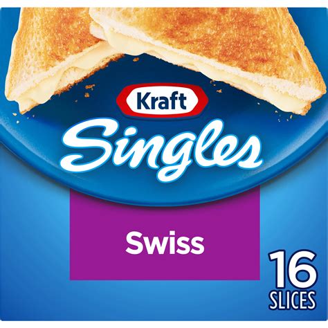 Kraft Singles Swiss Cheese Slices 16 Ct Pack Walmart Inventory