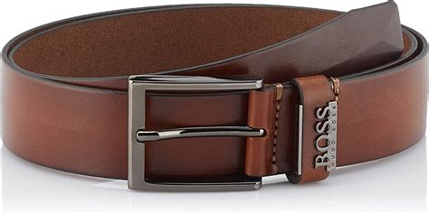 Hugo Boss Black Senol Brown Leather Belt Brown At Amazon Mens