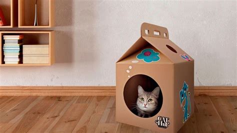 Modelos De Casas Para Gatos De Carton