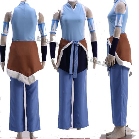 Popular Avatar The Last Airbender Katara Cosplay Costume Womens