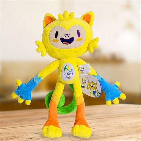 2016 Brazil Rio Olympic Plush Doll Mascot Vinicius Toy Collectible For