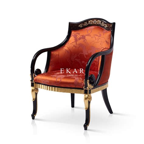 Marvelous latest chair design for sitting room picture inspirations. Solid Wood Leisure Upholstered Wooden Arm Chair - Ekar ...