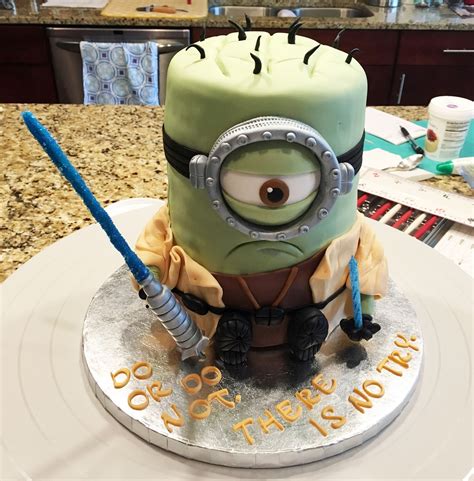 The Bake More Grumpy Yoda Minion Cake