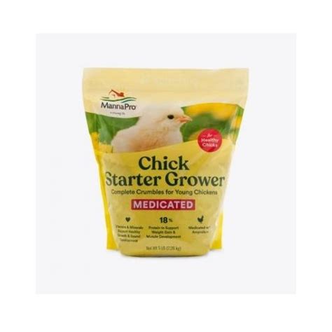 Manna Pro Chick Starter And Grower Medicated Crumbles